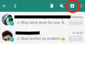 ocultar chats do gb whatsapp